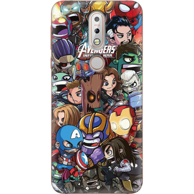 Чехол Uprint Nokia 7.1 Avengers Infinity War