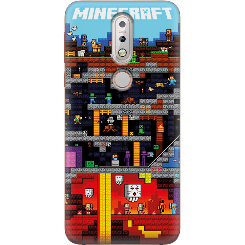 Чехол Uprint Nokia 7.1 Minecraft Lode Runner