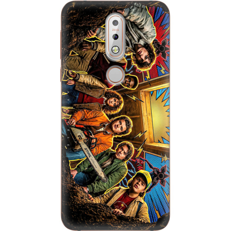 Чехол Uprint Nokia 7.1 Stranger things
