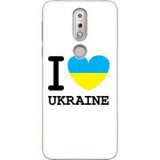 Чехол Uprint Nokia 7.1 I love Ukraine