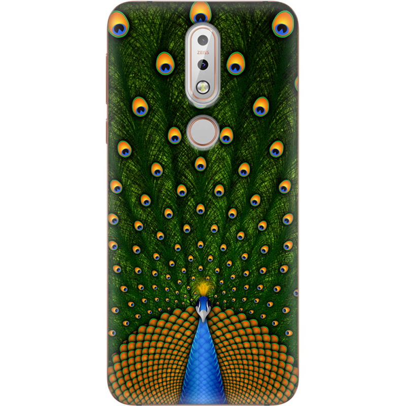 Чехол Uprint Nokia 7.1 Peacocks Tail