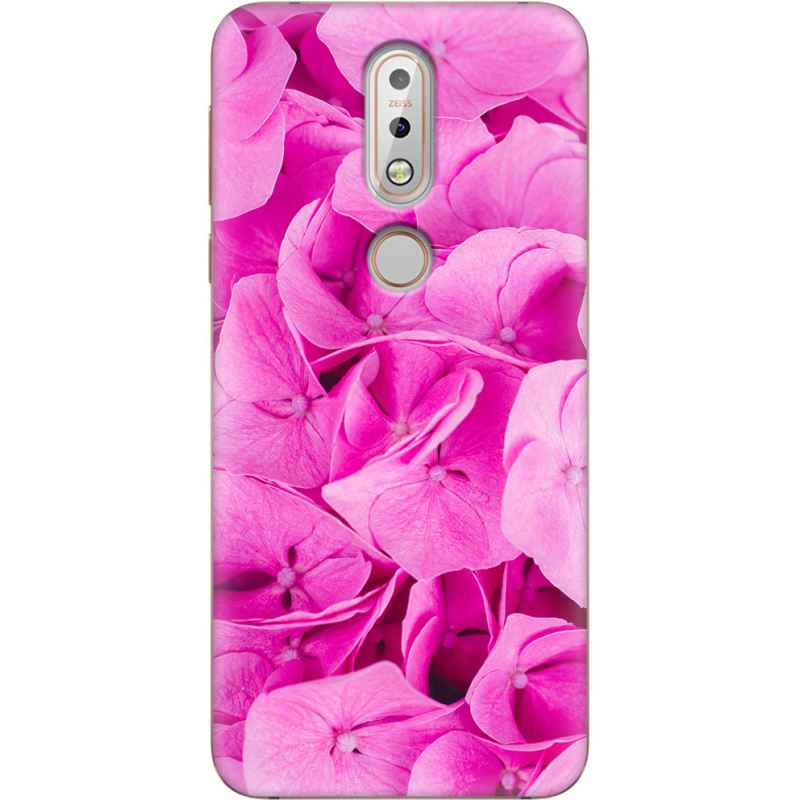 Чехол Uprint Nokia 7.1 Pink Flowers