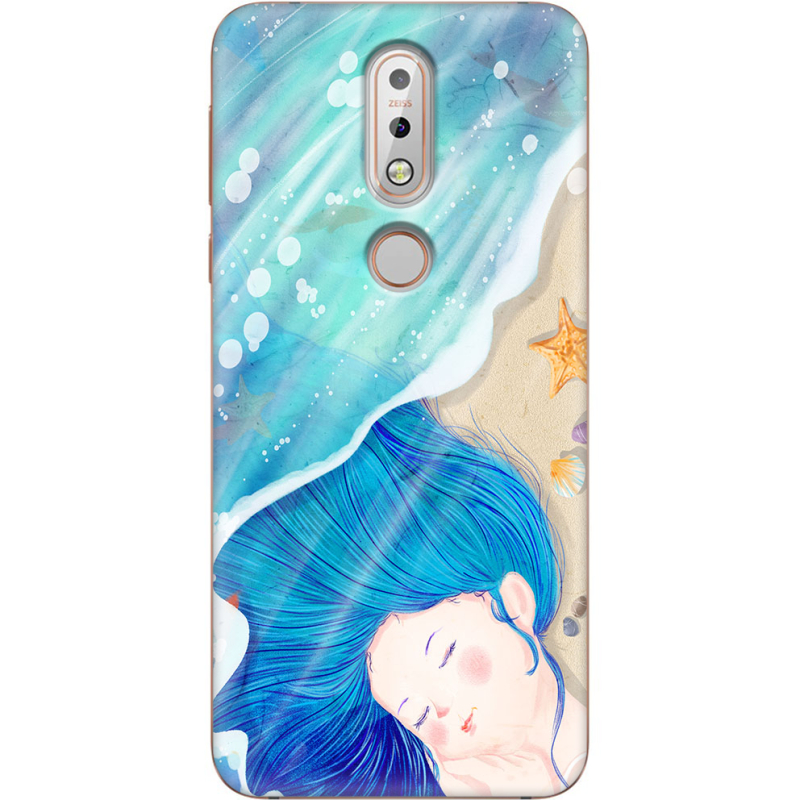 Чехол Uprint Nokia 7.1 Sea Girl