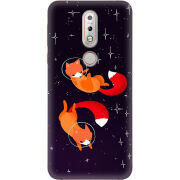 Чехол Uprint Nokia 7.1 Fox-Astronauts