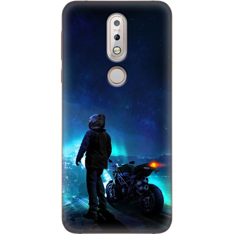 Чехол Uprint Nokia 7.1 Motorcyclist