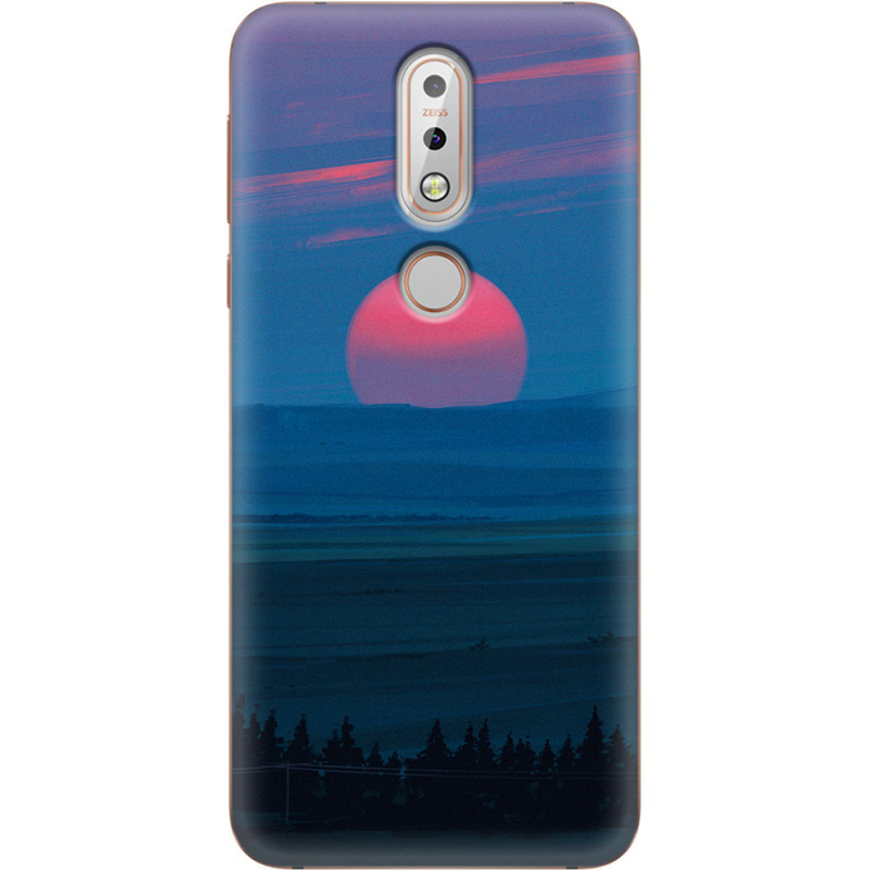 Чехол Uprint Nokia 7.1 Cold Red Light