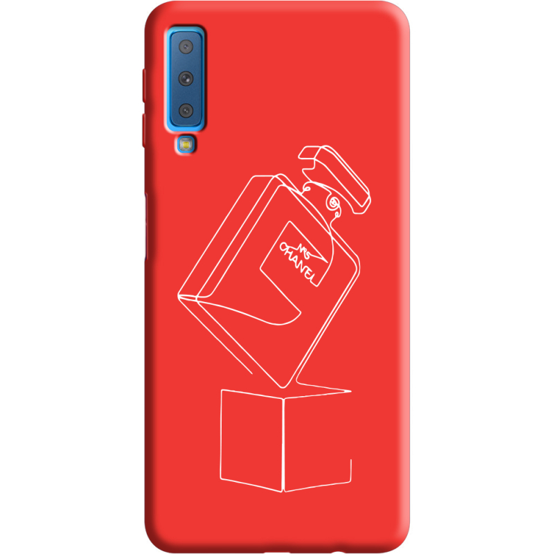 Красный чехол Uprint Samsung A750 Galaxy A7 2018 