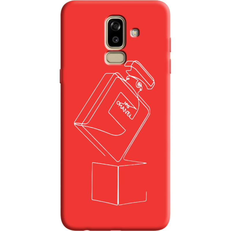 Красный чехол Uprint Samsung J810 Galaxy J8 2018 