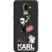 Черный чехол Uprint Samsung J810 Galaxy J8 2018 For Karl