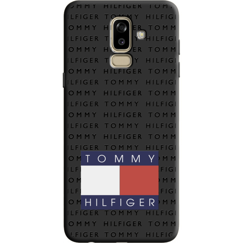 Черный чехол Uprint Samsung J810 Galaxy J8 2018 Tommy Print