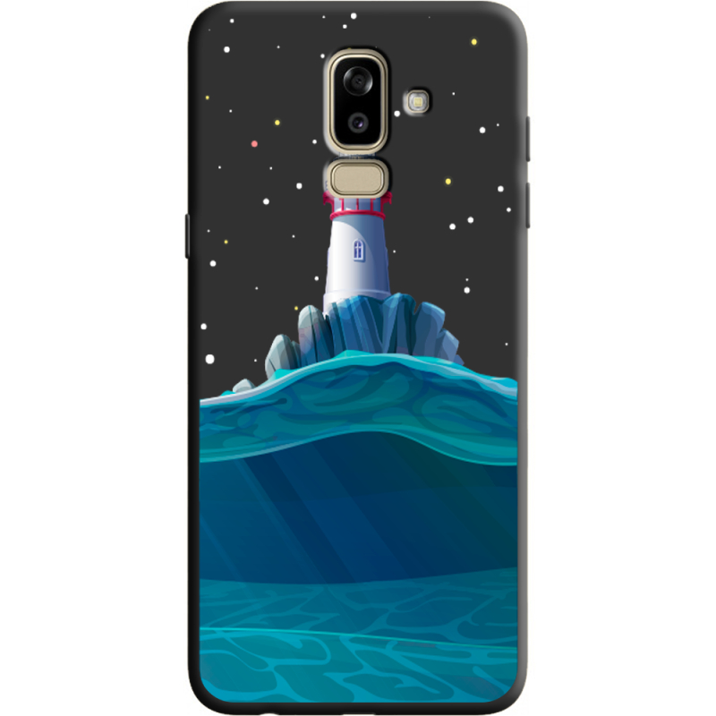 Черный чехол Uprint Samsung J810 Galaxy J8 2018 Lighthouse
