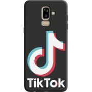 Черный чехол Uprint Samsung J810 Galaxy J8 2018 Tik Tok