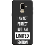 Черный чехол Uprint Samsung J810 Galaxy J8 2018 Limited Edition