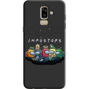 Черный чехол Uprint Samsung J810 Galaxy J8 2018 Among Us Impostors