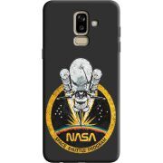 Черный чехол Uprint Samsung J810 Galaxy J8 2018 NASA Spaceship