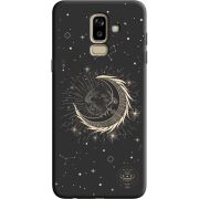 Черный чехол Uprint Samsung J810 Galaxy J8 2018 Moon