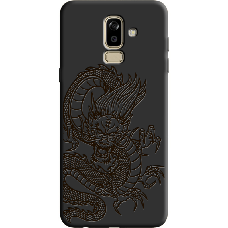 Черный чехол Uprint Samsung J810 Galaxy J8 2018 Chinese Dragon