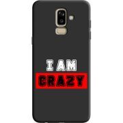 Черный чехол Uprint Samsung J810 Galaxy J8 2018 I'm Crazy