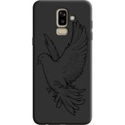 Черный чехол Uprint Samsung J810 Galaxy J8 2018 Dove
