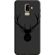 Черный чехол Uprint Samsung J810 Galaxy J8 2018 Deer