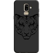 Черный чехол Uprint Samsung J810 Galaxy J8 2018 Tiger