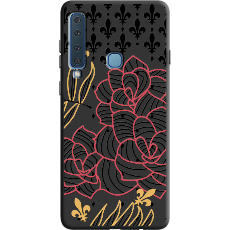 Черный чехол Uprint Samsung A920 Galaxy A9 2018 FranceFlowers