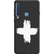 Черный чехол Uprint Samsung A920 Galaxy A9 2018 Білий хрест ЗСУ