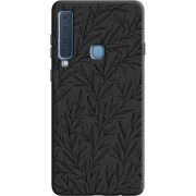 Черный чехол Uprint Samsung A920 Galaxy A9 2018 Leaves