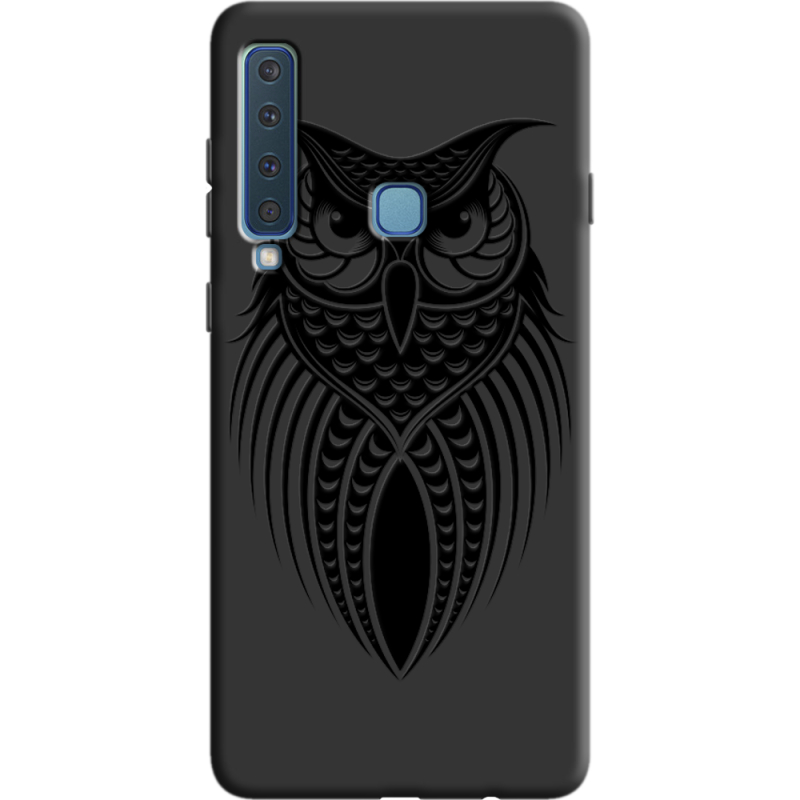 Черный чехол Uprint Samsung A920 Galaxy A9 2018 Owl