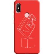 Красный чехол Uprint Xiaomi Redmi Note 6 Pro 