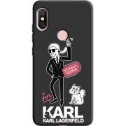 Черный чехол Uprint Xiaomi Redmi Note 6 Pro For Karl