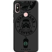 Черный чехол Uprint Xiaomi Redmi Note 6 Pro Dark Coffee