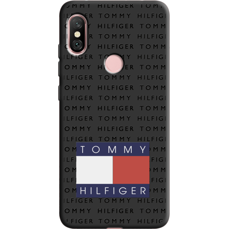 Черный чехол Uprint Xiaomi Redmi Note 6 Pro Tommy Print