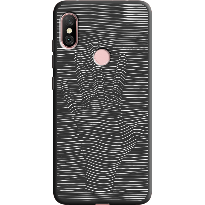 Черный чехол Uprint Xiaomi Redmi Note 6 Pro Optical Hand