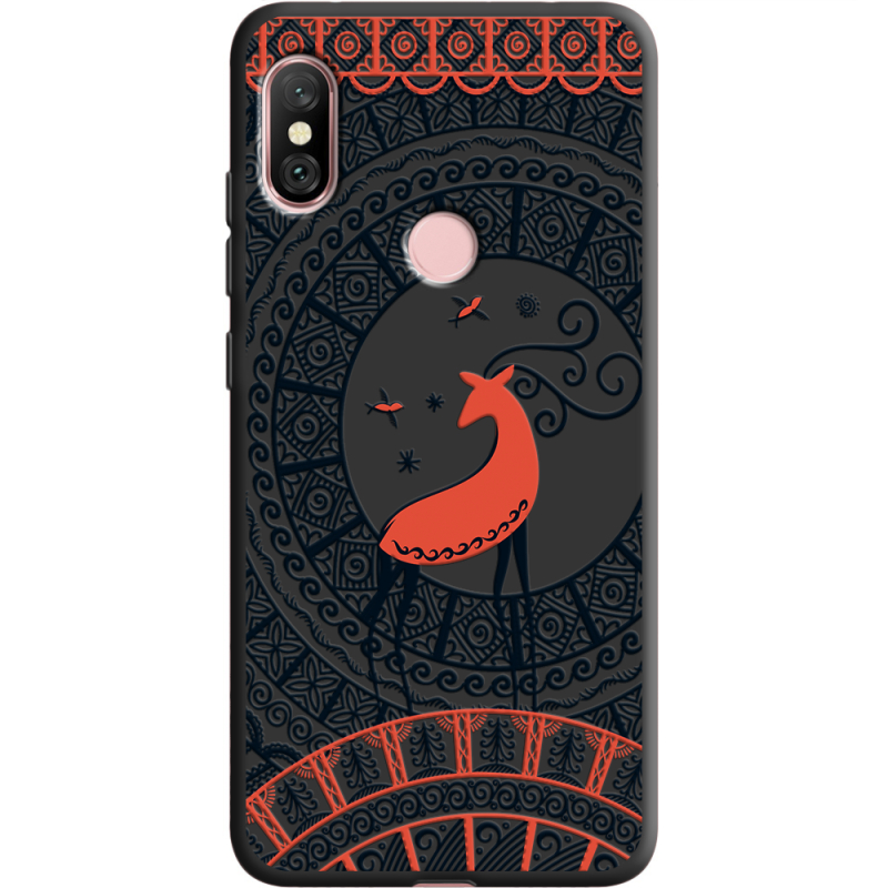 Черный чехол Uprint Xiaomi Redmi Note 6 Pro Ornament