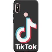 Черный чехол Uprint Xiaomi Redmi Note 6 Pro Tik Tok