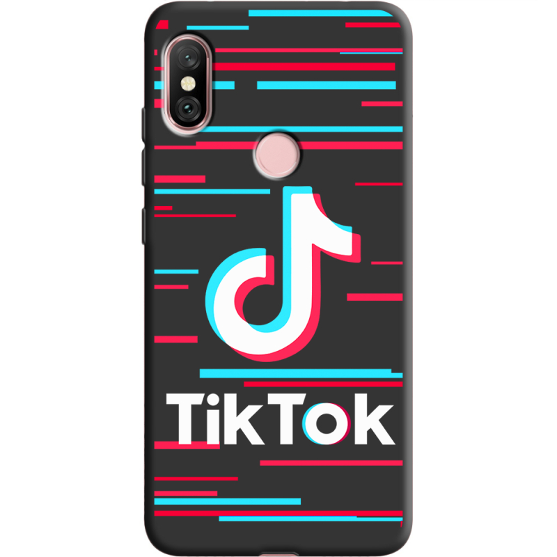 Черный чехол Uprint Xiaomi Redmi Note 6 Pro Tik Tok