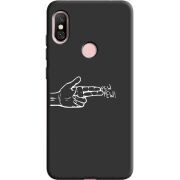 Черный чехол Uprint Xiaomi Redmi Note 6 Pro Pew Pew