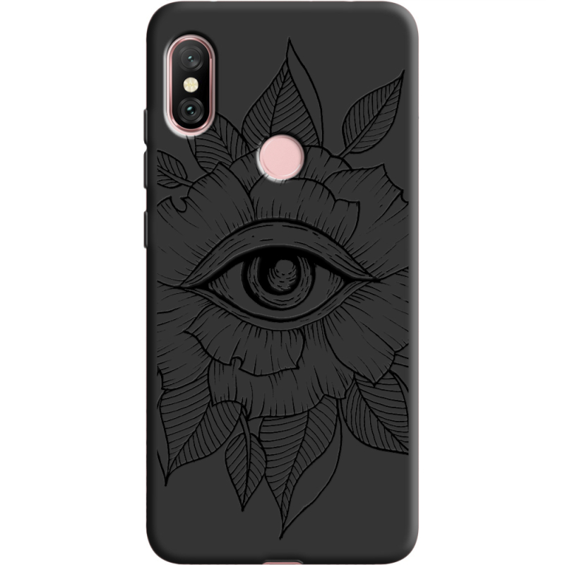 Черный чехол Uprint Xiaomi Redmi Note 6 Pro Eye