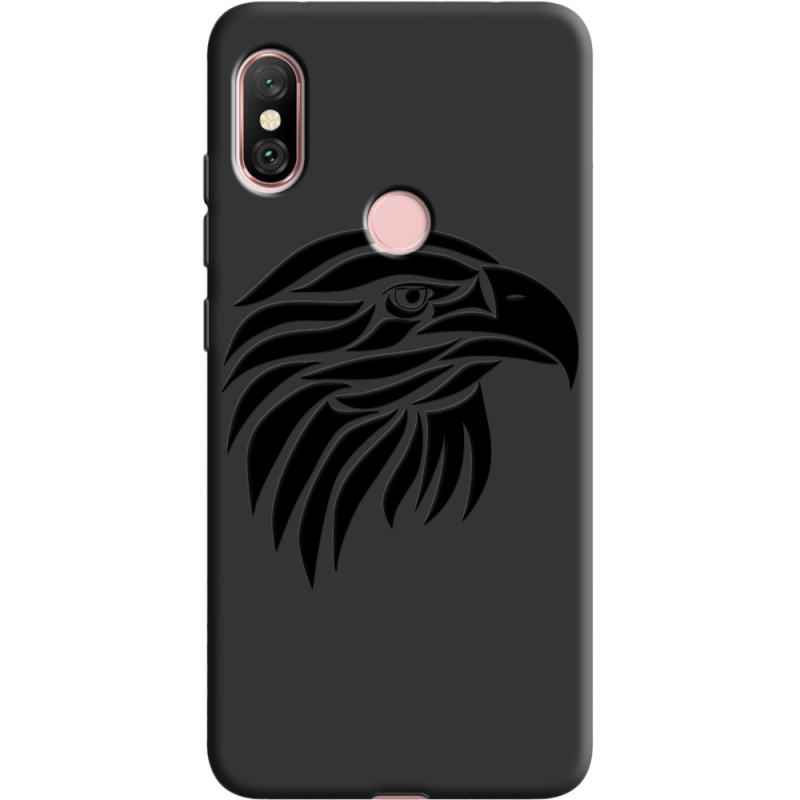 Черный чехол Uprint Xiaomi Redmi Note 6 Pro Eagle