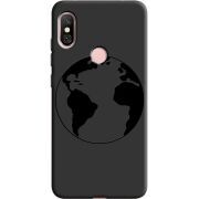 Черный чехол Uprint Xiaomi Redmi Note 6 Pro Earth