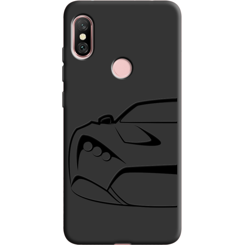 Черный чехол Uprint Xiaomi Redmi Note 6 Pro Sportcar