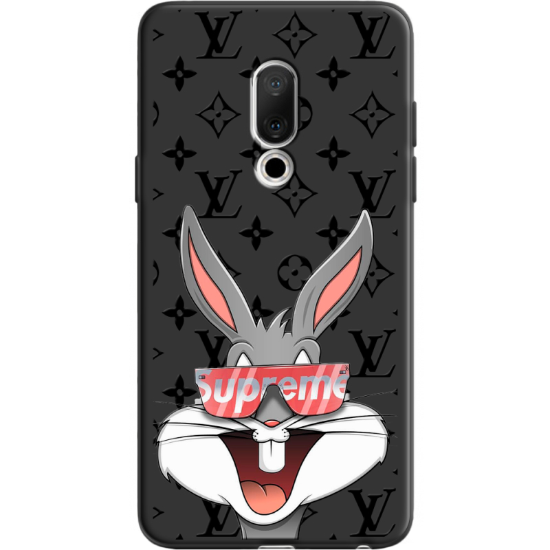 Черный чехол Uprint Meizu 15 looney bunny