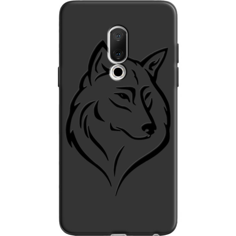 Черный чехол Uprint Meizu 15 Wolf