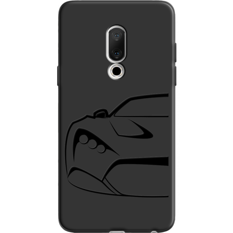 Черный чехол Uprint Meizu 15 Sportcar