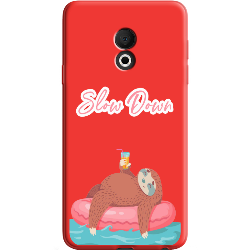 Красный чехол Uprint Meizu M15 (15 Lite) 