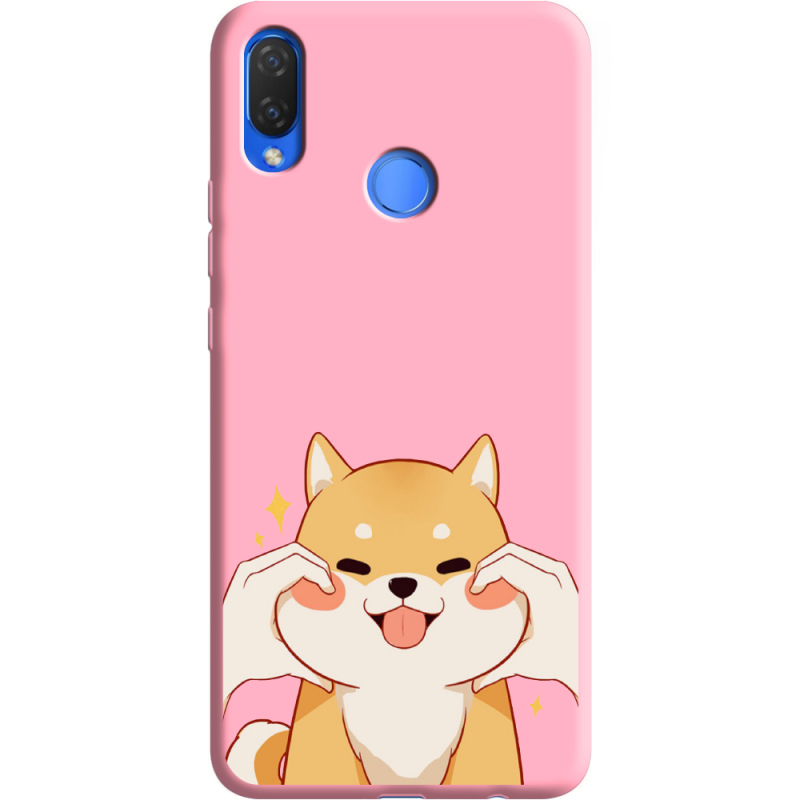 Розовый чехол Uprint Huawei P Smart Plus 