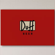 Печать на холсте 60 на 40 сантиметров Duff beer