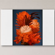 Печать на холсте 60 на 40 сантиметров Exquisite Orange Flowers