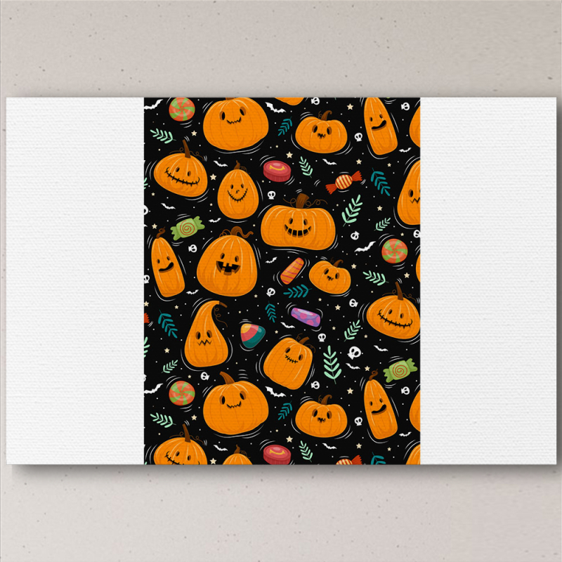 Печать на холсте 60 на 40 сантиметров Cute Halloween